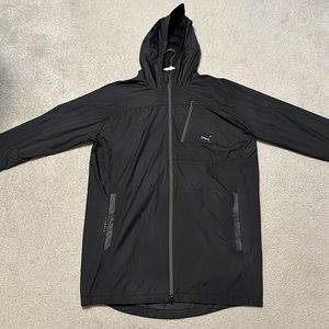 NWOT Puma Men’s Evo Lab Black Windbreaker Jacket with Hood - XL